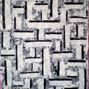 Pintura titulada "Segni in superficie" por Umberto Malatesta, Obra de arte original, Acrílico Montado en Bastidor de camilla…