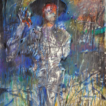 Malerei mit dem Titel "Gnostyk - 2000 | Gn…" von Edward Umiński, Original-Kunstwerk, Pastell
