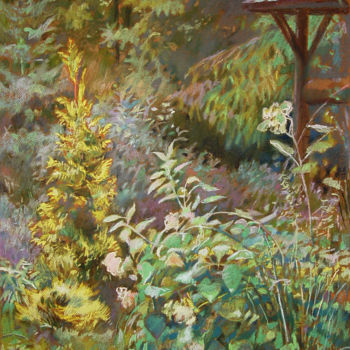 Malerei mit dem Titel "Saturation / Nasyce…" von Edward Umiński, Original-Kunstwerk, Pastell