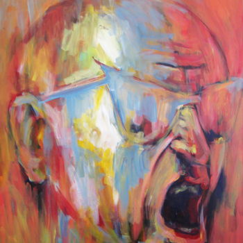 Artcraft titled "Angry Man" by Ümit Özkanlı, Original Artwork
