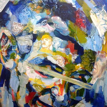 Painting titled "Human complexity" by Ümit Özkanlı, Original Artwork