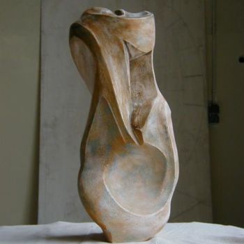 Γλυπτική με τίτλο "la cavalcade de l'h…" από Umo, Αυθεντικά έργα τέχνης, Πέτρα