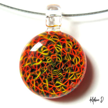 Design mit dem Titel "pendentif_10" von Un Air De Kiwano, Original-Kunstwerk, Halsketten