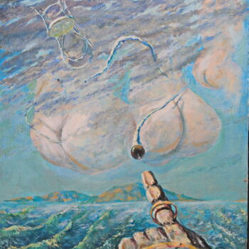 Painting titled "Утро Седьмого дня" by Krnkhv, Original Artwork, Oil