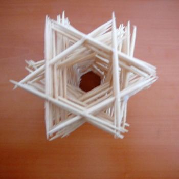 Sculpture titled "üçgen harmoni-2" by İSmail Üner, Original Artwork