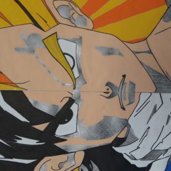 Disegno intitolato "Dragon Ball Z" da Xavier Nowakowski, Opera d'arte originale, Matita