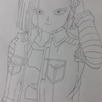 Esquisse Dragon Ball Z, Desenho por Xavier Nowakowski