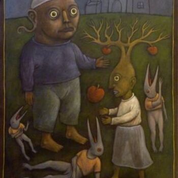 Peinture intitulée "Les fruits convoités" par Unknown Artist, Œuvre d'art originale