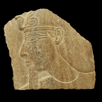 Sculpture titled "Relief of Thutmose…" by Unknown Artist, Original Artwork, Stone