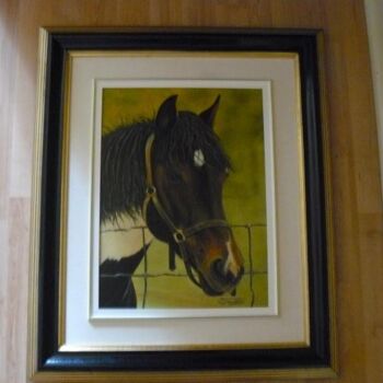 Ζωγραφική με τίτλο "Mustang" από Unknown Artist, Αυθεντικά έργα τέχνης