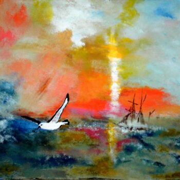 Painting titled "Albatros the Marine…" by Unknown Artist, Original Artwork, Oil