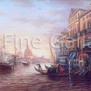 "Venice" başlıklı Tablo Unknown Artist tarafından, Orijinal sanat, Diğer
