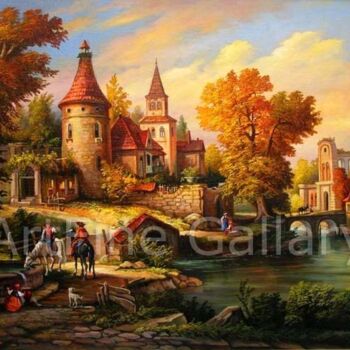 Pittura intitolato "Holland land" da Unknown Artist, Opera d'arte originale, Altro