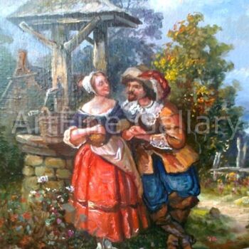 Pittura intitolato "Lovers" da Unknown Artist, Opera d'arte originale, Altro