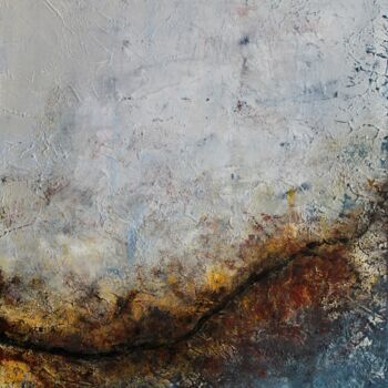 Malarstwo zatytułowany „Rust crack” autorstwa Iryna Budai, Oryginalna praca, Akryl