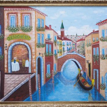 Peinture intitulée "Венеция" par Alexandr Urnev, Œuvre d'art originale, Huile