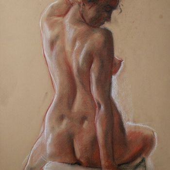 Картина под названием "Etude 2" - Julia Ursul, Подлинное произведение искусства, Масло