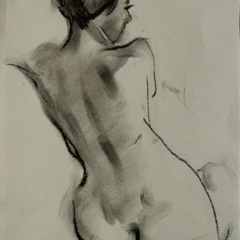 Картина под названием "Figure 4" - Julia Ursul, Подлинное произведение искусства, Масло
