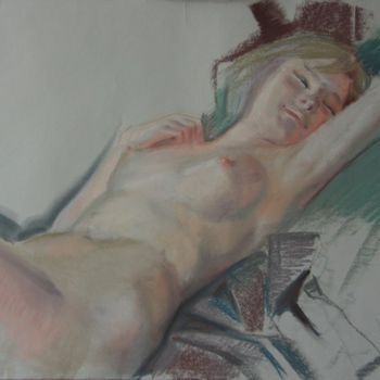 Malarstwo zatytułowany „Sleeping” autorstwa Julia Ursul, Oryginalna praca, Olej