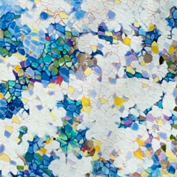 Pittura intitolato "Pixel out form" da Ursula Daeppen (La Orsa), Opera d'arte originale, Acrilico