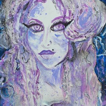 Malerei mit dem Titel "Amy Winehouse forev…" von Ursula Gnech, Original-Kunstwerk, Acryl