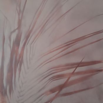 Painting titled "Palm Leaf" by Ursula Knorr, Original Artwork, Spray paint