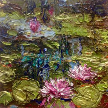 Painting titled "image.jpgThe Lily P…" by Ursula Lampron, Original Artwork, Acrylic