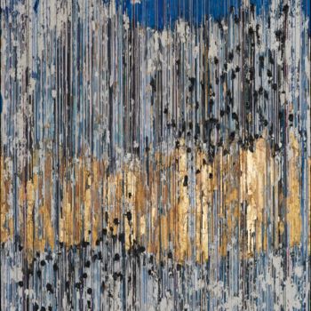 Κολάζ με τίτλο "Squamish Light" από Eric Goldstein, Αυθεντικά έργα τέχνης, Κολάζ Τοποθετήθηκε στο Ξύλινο φορείο σκελετό
