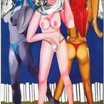 Peinture intitulée "Belles & Rebelles" par Utrera, Œuvre d'art originale, Huile