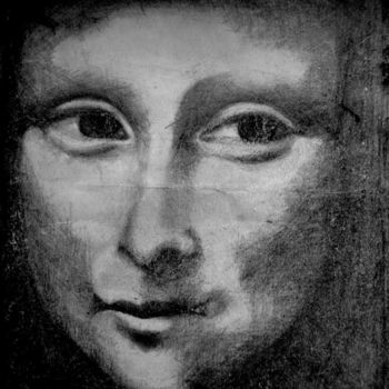 Drawing titled "Мона Лиза" by Iuliia Naivert, Original Artwork, Pencil