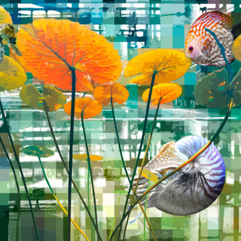 Цифровое искусство под названием "Nautilus | Original…" - Uwe Fehrmann, Подлинное произведение искусства, Цифровая живопись…