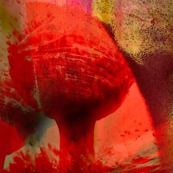 Fotografie mit dem Titel "red allium" von Uwe Kobold, Original-Kunstwerk, Digitale Fotografie