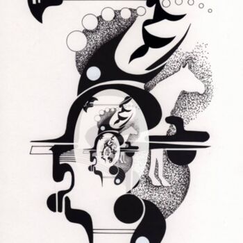 Drawing titled "ART640 FGH KUCUK" by Üzeyir Lokman Çayci, Original Artwork