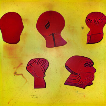 Arte digital titulada "Our Heads R Our Mis…" por V'Nian Purks, Obra de arte original, Pintura Digital