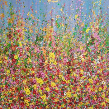 Pintura titulada "Colorful acrylic ab…" por Valentina Pufe, Obra de arte original, Acrílico