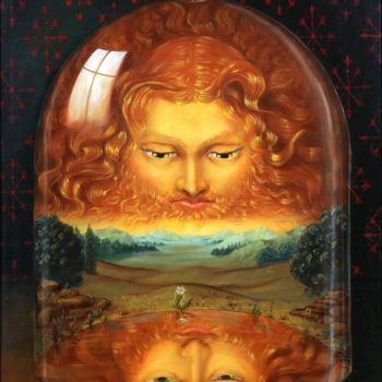 Peinture intitulée "Glass Bell" par Vaclav Vaca, Œuvre d'art originale, Huile