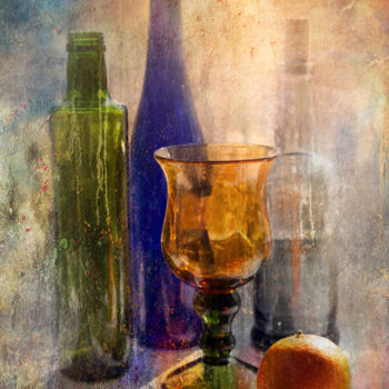 Digitale Kunst getiteld "Orange juice" door Vadim Fedotov, Origineel Kunstwerk, Digitale fotografie