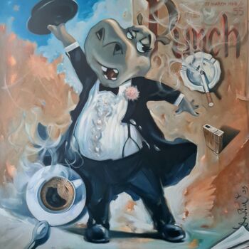 ",,Punch,," başlıklı Tablo Vadim Kovalev tarafından, Orijinal sanat, Petrol