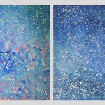 Картина под названием ""Cosmic starry sky.…" - Vafa Majidli, Подлинное произведение искусства, Акрил