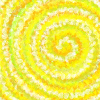 「Yellow Sea shell -…」というタイトルの製版 Vafa Majidliによって, オリジナルのアートワーク, デジタルプリント