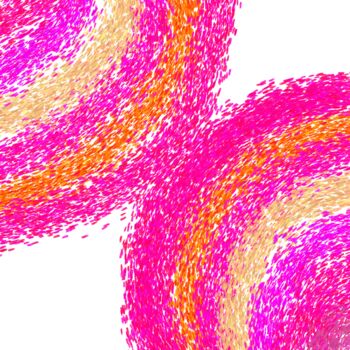 Отпечатки и Гравюры под названием "The Touch. Pink & o…" - Vafa Majidli, Подлинное произведение искусства, Цифровая печать