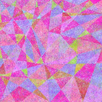 Gravures & estampes intitulée "Colorful Geometry w…" par Vafa Majidli, Œuvre d'art originale, Impression numérique