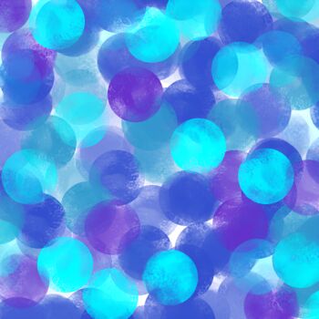 Отпечатки и Гравюры под названием "Turquoise & Purple…" - Vafa Majidli, Подлинное произведение искусства, Цифровая печать