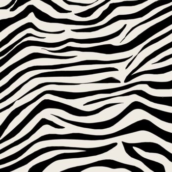 Druckgrafik mit dem Titel "Zebra - Print" von Vafa Majidli, Original-Kunstwerk, Digitaldruck
