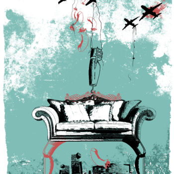 Incisioni, stampe intitolato "Fairy-tale after Sl…" da Vaiva Kovieraite-Trumpe, Opera d'arte originale, Serigrafia