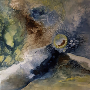 Pintura intitulada "contemplation 6" por Valerie Nunes, Obras de arte originais, Óleo