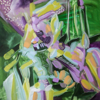 Malerei mit dem Titel "le rêve" von Valerie Nunes, Original-Kunstwerk, Acryl