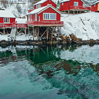 Фотография под названием "fisherman village o…" - Val Thoermer, Подлинное произведение искусства, Цифровая фотография