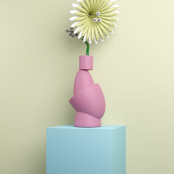Digitale Kunst mit dem Titel "3D illustration wit…" von Val Thoermer, Original-Kunstwerk, 3D Modellierung