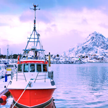 Digital Arts titled "Lofoten Islands 281" by Val Thoermer, Original Artwork, Digital Photography